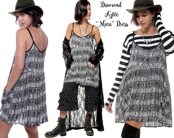 Black and White Aztec Babydoll Dress LAST ONE!