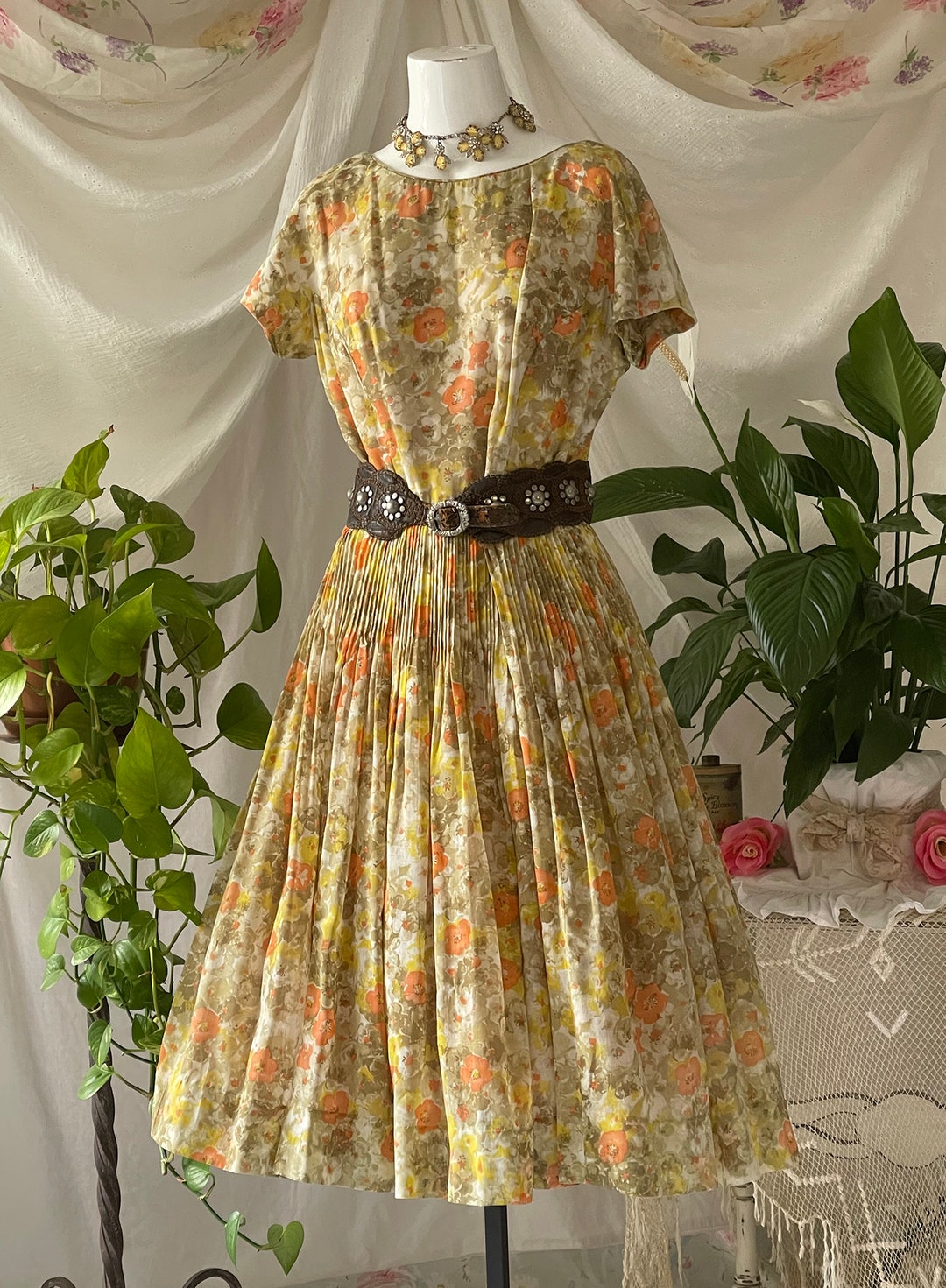 1970's Floral Dress vintage ヴィンテージ　ワンピース il_1080xN.7136288420_suyc.jpg