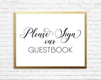 Druckbare Kunst Bitte Zeichen, Hochzeit Gästebuch, Paare Geschenke, Hochzeit Zeichen, Hochzeit, Liebe-Zitat, Hochzeit, Hochzeitsdeko