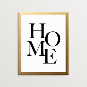 Printable Art, Home, Typography Print, Inspirational Art, Wall Art, Motivational Art, Modern Art, Black And White, Room Decor, Home Decor