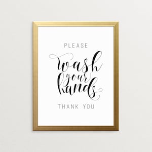 PRINTABLE ART, Please Wash Your Hands Thank You, Bathroom Art, Bathroom Wall Decor, Printable Bathroom Art, Funny Art, Funny Bathroom Art