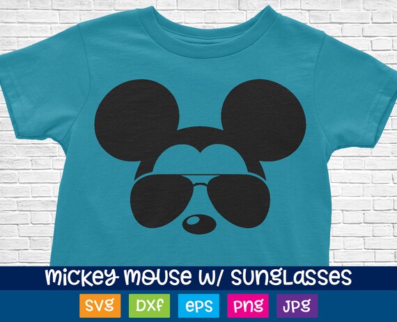 Mickey Mouse Svg Sunglasses Disney Mickey Mouse Sunglasses Etsy