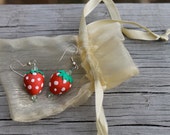 Strawberry earrings