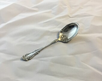 1890s Belmont Pattern International Silver Silverplate Small Dessert Spoon, Rogers /& Bros A1 Silverplate Belmont Demitasse Spoon