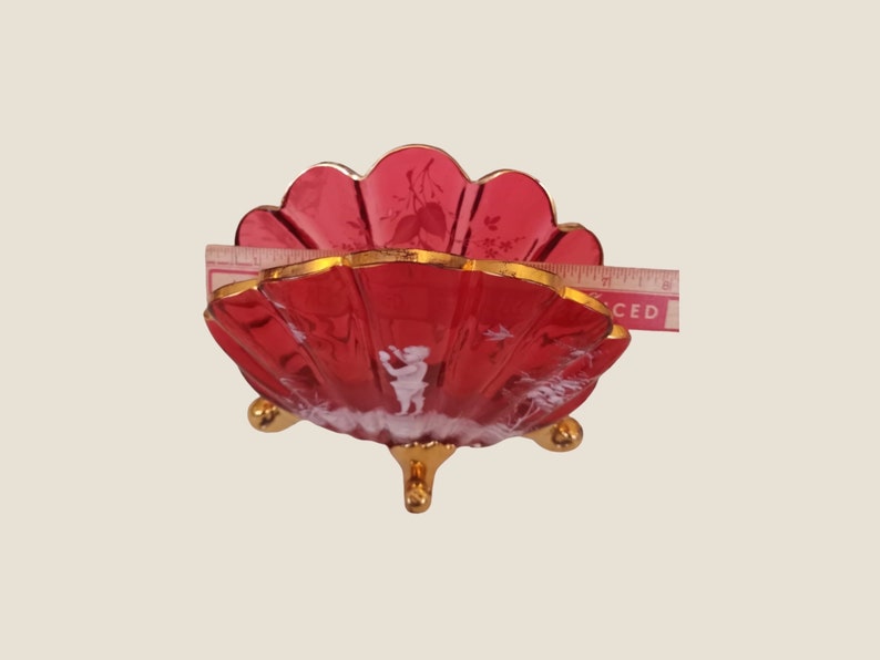Mary Gregory Cranberry Vase Ruby Glass Vase - Etsy