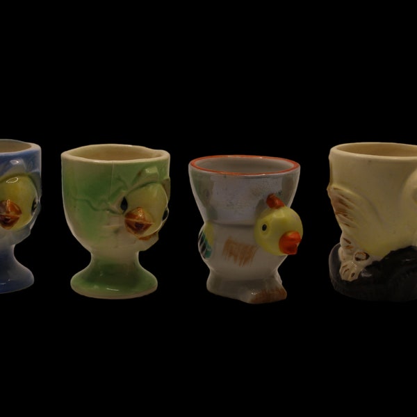 Vintage Easter Egg Cups (4)