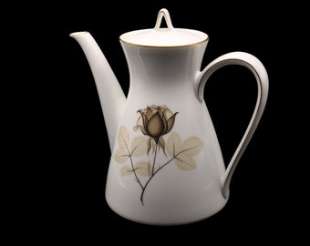 Rosenthal Coffee Pot & Lid Shadow Rose by ROSENTHAL - CONTINENTAL, Tea Pot