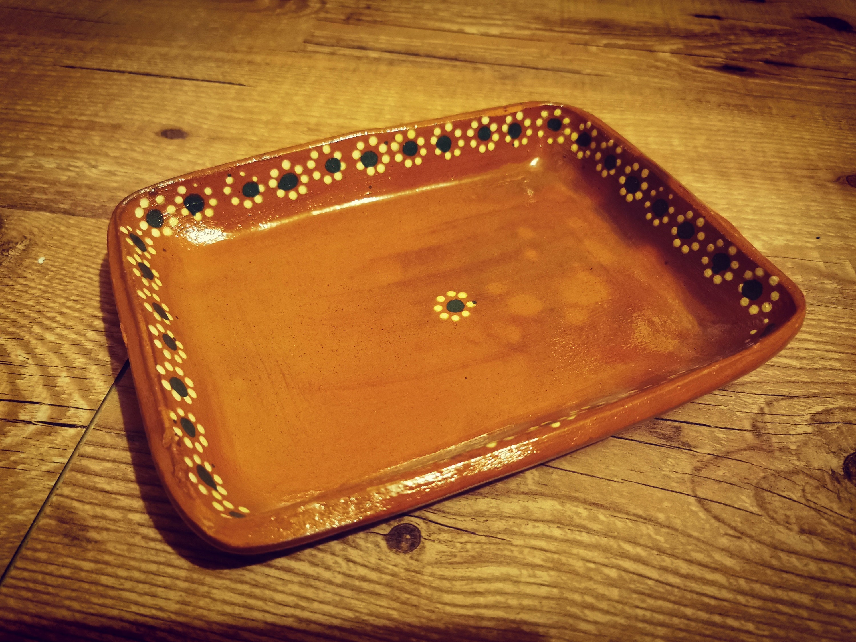 Set of 2 handcrafted Mexican serving dishes Etsy