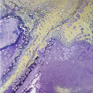 16&quot; x 20&quot; &quot;Cataclysm&quot; Original Acrylic Fine Art Pour Painting