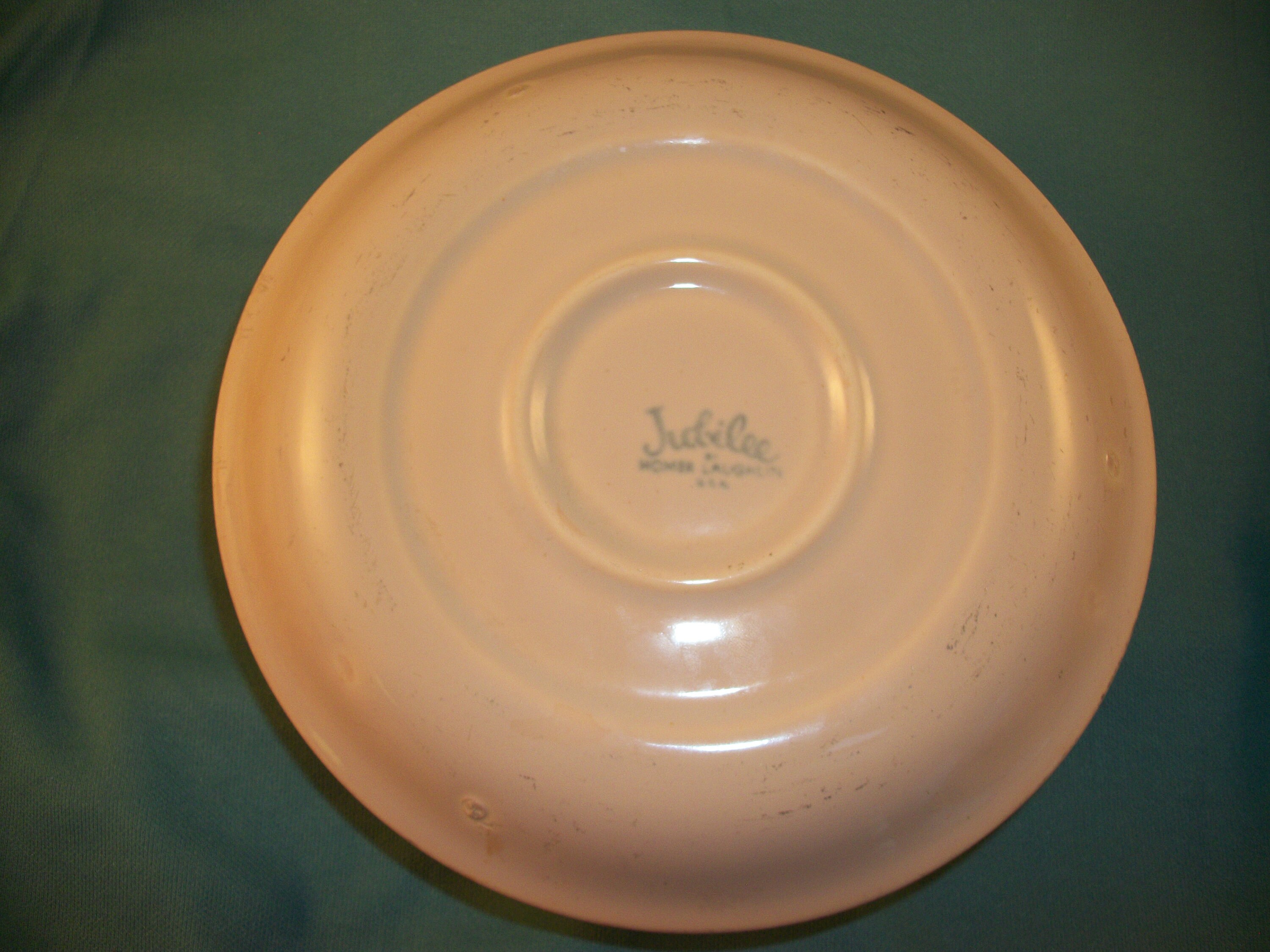 Homer Laughlin Jubilee Gravy Bowl With Attached Plate Vintage Etsy