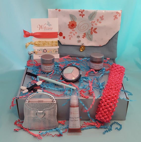 Tween Spa Facial and Makeup Gift Set Tween Girl Birthday Etsy