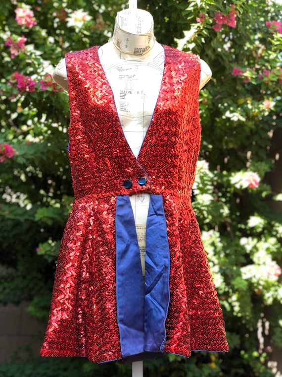Vintage Sequin Cigarette Girl/ Burlesque Circus Co