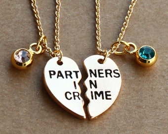 Partners in crime necklace claire's sale