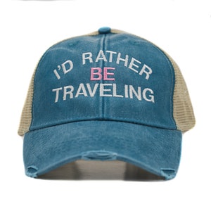 Prefiero ser sombrero, prefiero ser gorra, prefiero ser sombrero de viaje, sombrero personalizado, sombrero de cuarentena, sombrero de camionero, gorra de camionero, gorra angustiada
