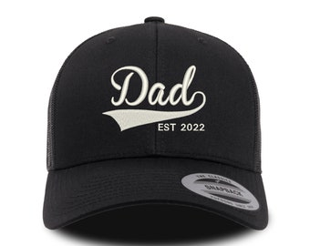 Dad Hat, Dad Snapback Hat, Dad Est Hat, Fathers Day Hat, Dad Hat Embroidered, Fathers Day Gift, Personalized Dad Hat