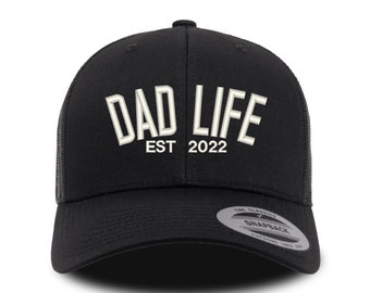 Dad Life Snapback, Dad Life Est Hat, Fathers Day Hat, Dad Hat Embroidered, Fathers Day Gift, Embroidered Hat, Personalized Dad Hat