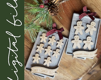 Grandma's Cookies Ornament SVG file