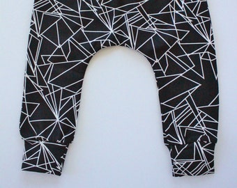 Geometric Baby Slim Harem Pants