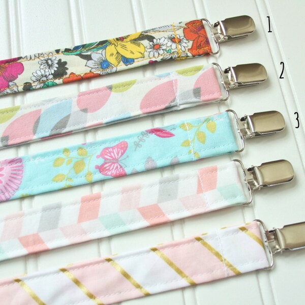 Baby Pacifier Clip Etsy