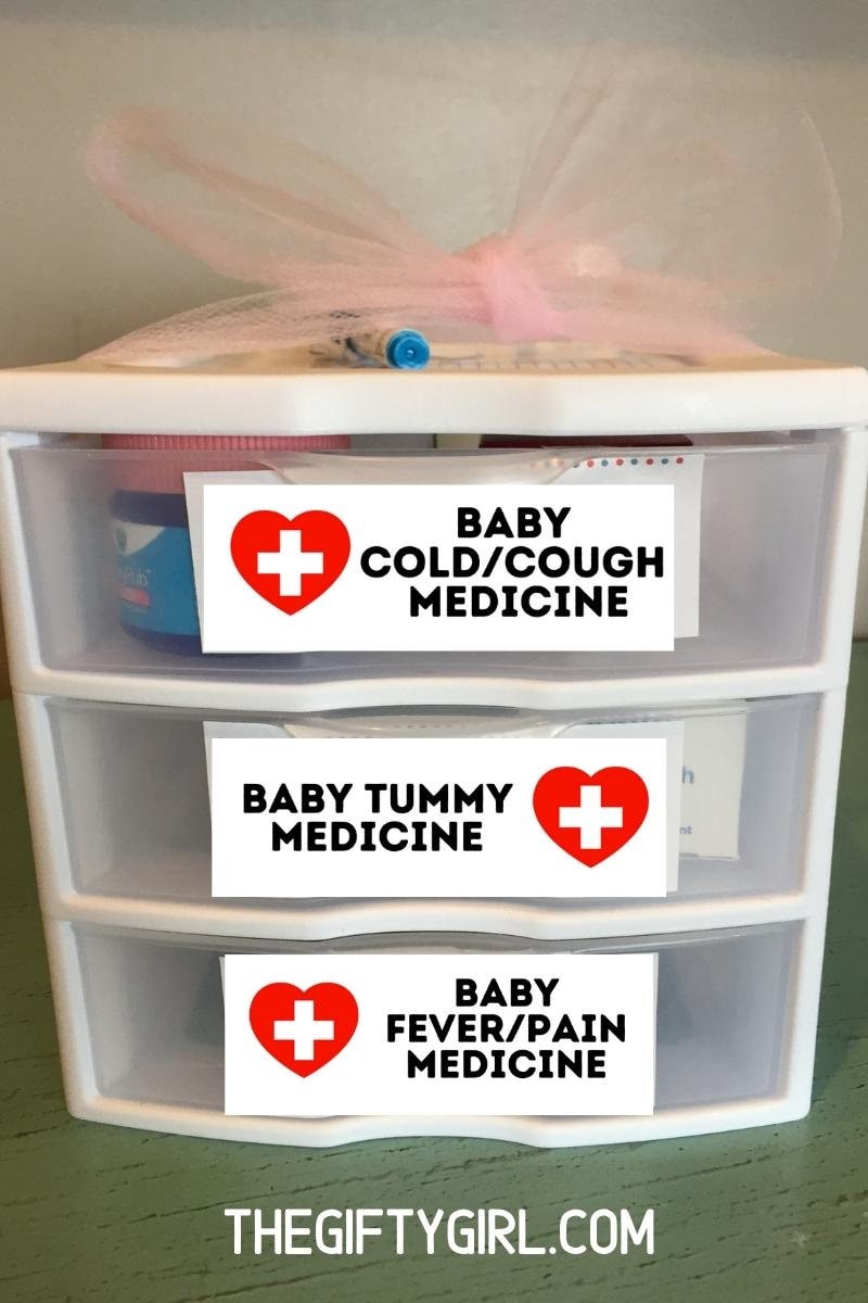 Baby First Aid Kit Labels and Medication Tracker **digital Printable ...