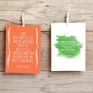 Missionary QuoteBundle Church of Jesus Christ of Latter-day Saints! 24 4x6" Downloadable Digital Quotes Inspirational Gift