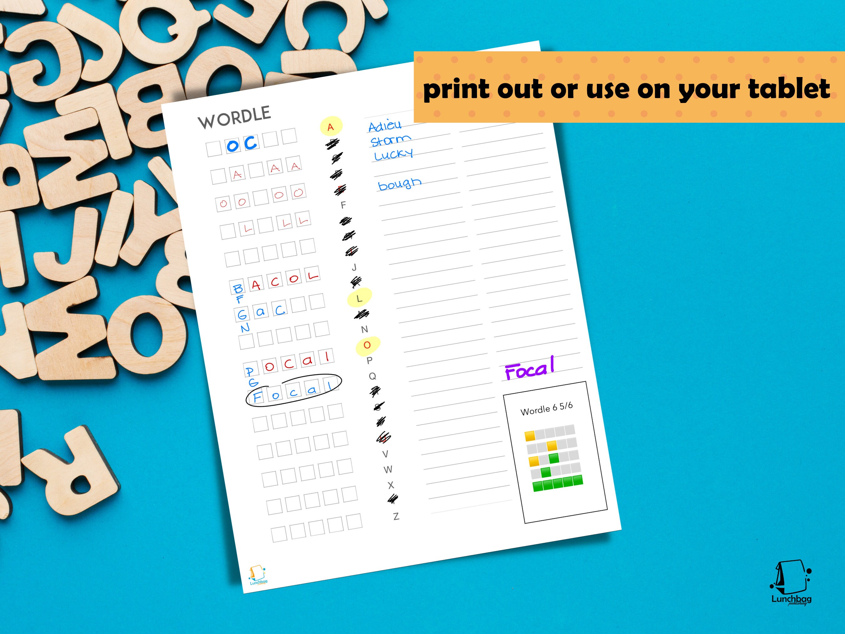 WORDLE Worksheet PDF / Printable Etsy WORDLE Worksheet PDF / Printable Etsy