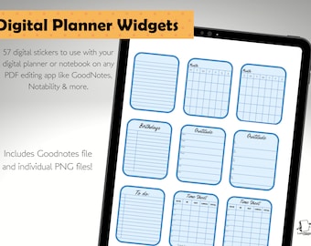 Digital planner widgets / stickers / for customizing digital planners and calendars