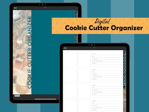 Digital Cookie Cutter Organizer