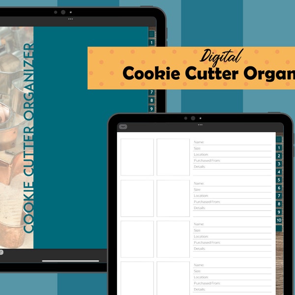 Digital Cookie Cutter Organizer