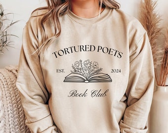The Tortured Poets Department Sweatshirt, TTPD Swift Merch Gift Hoodies Plus Size Crew Neck Sweater