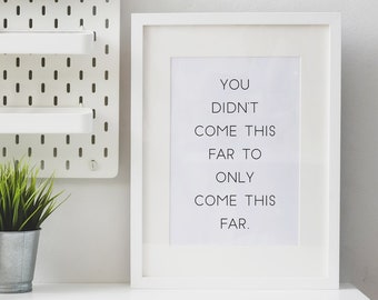 Only Come This Far Etsy Only Come This Far Etsy