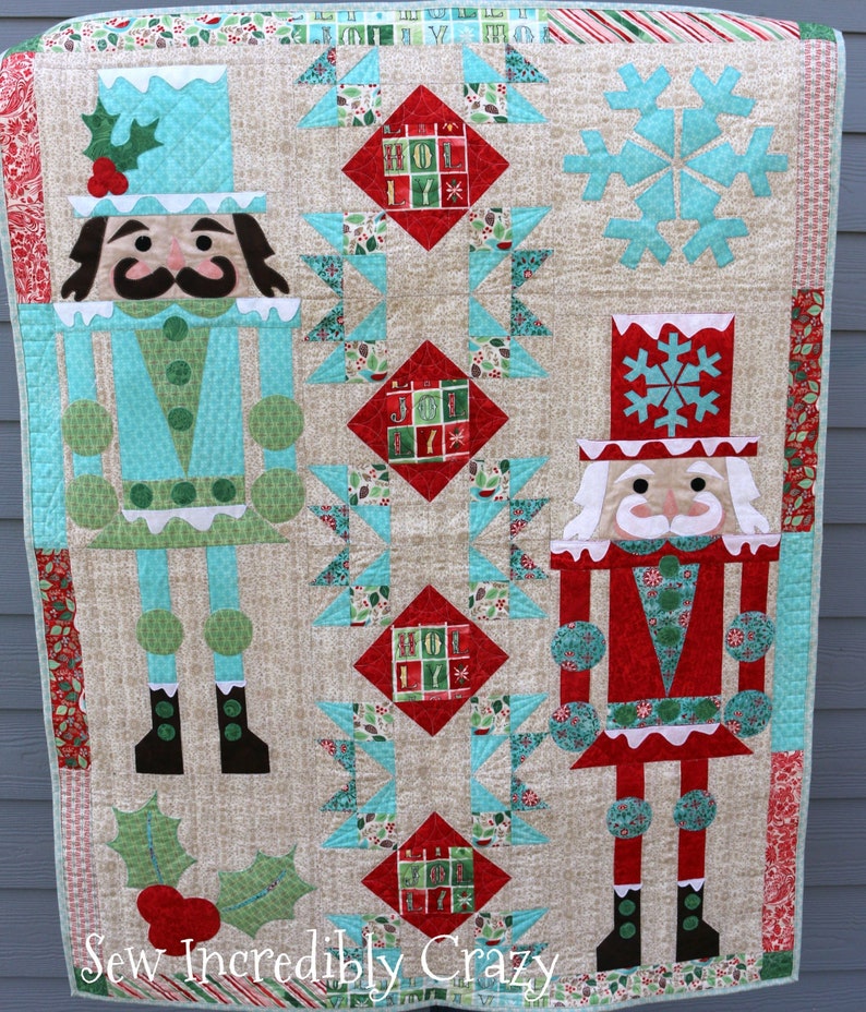 Nutty Christmas PDF Quilt Pattern Christmas Nutcracker image 1