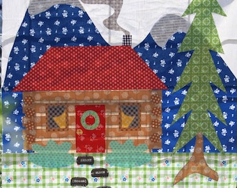 Home at the Cabin {Digital Pattern}