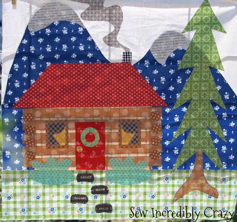Home at the Cabin Digital Pattern image 1