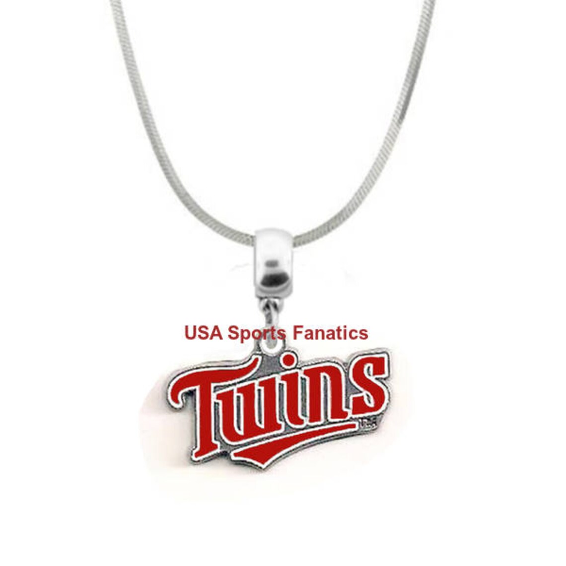 MLB Team Logo Pendant Necklace On A 925 Sterling Silver Etsy