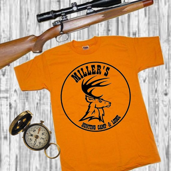 Custom Hunting Shirt Hunting Fishing Lodge Shirt Last Name Etsy