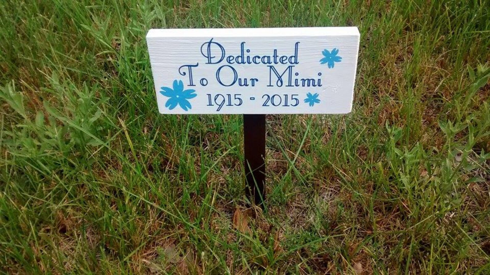 Custom Memorial Sign Dedication Sign Memorial Garden Sign Etsy