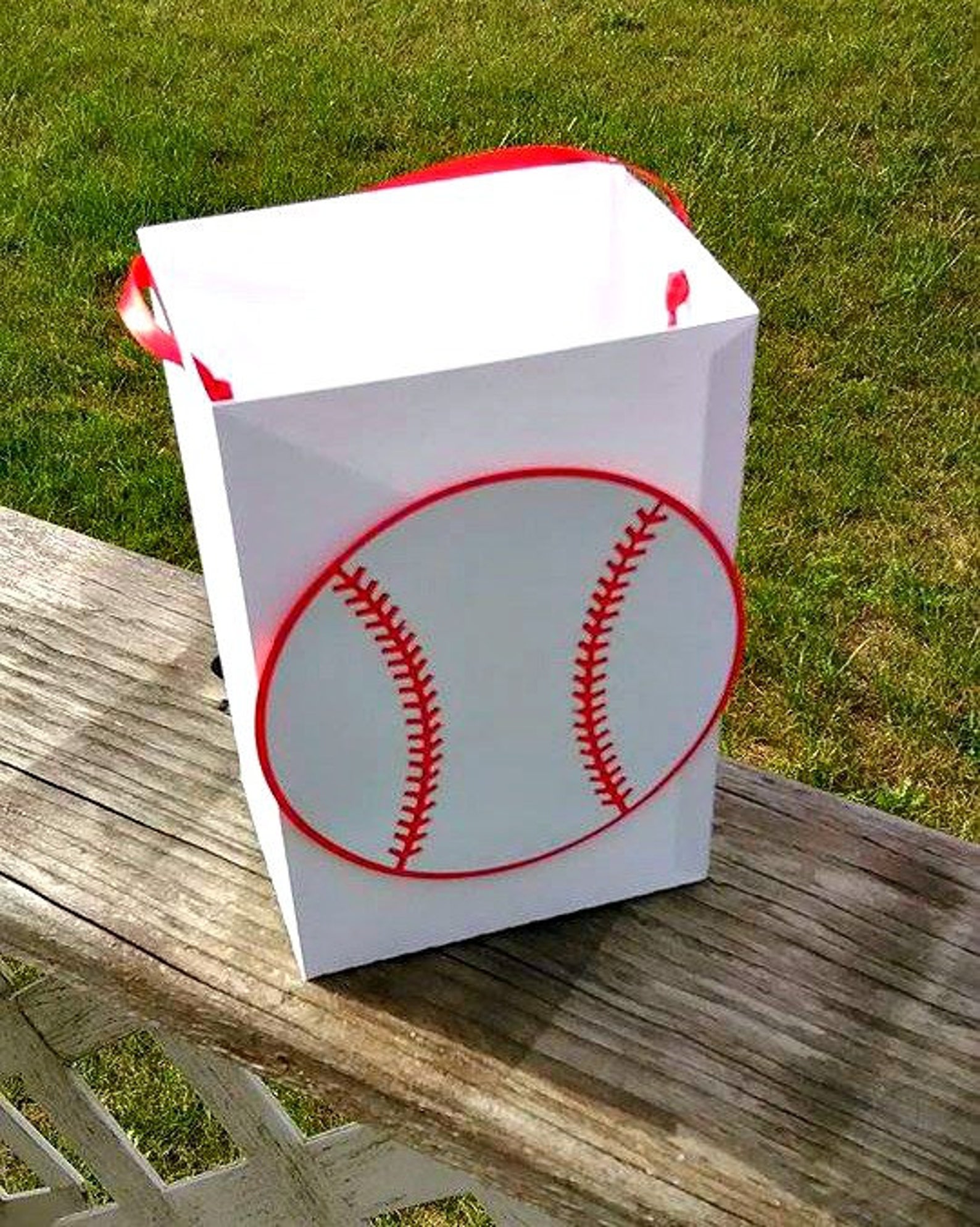Set of 6 Baseball Party Decor Party Favor Bags Baseball Etsy