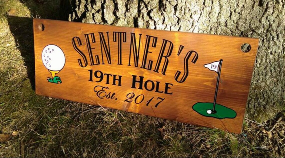 Outdoor Hanging Sign Outside Sign Bar Sign Bar Decor Home Etsy