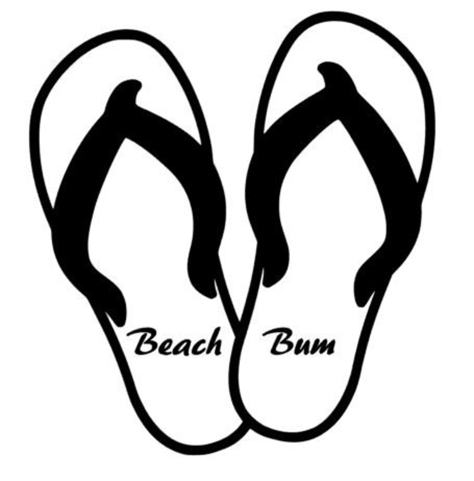 beach bum flip flops