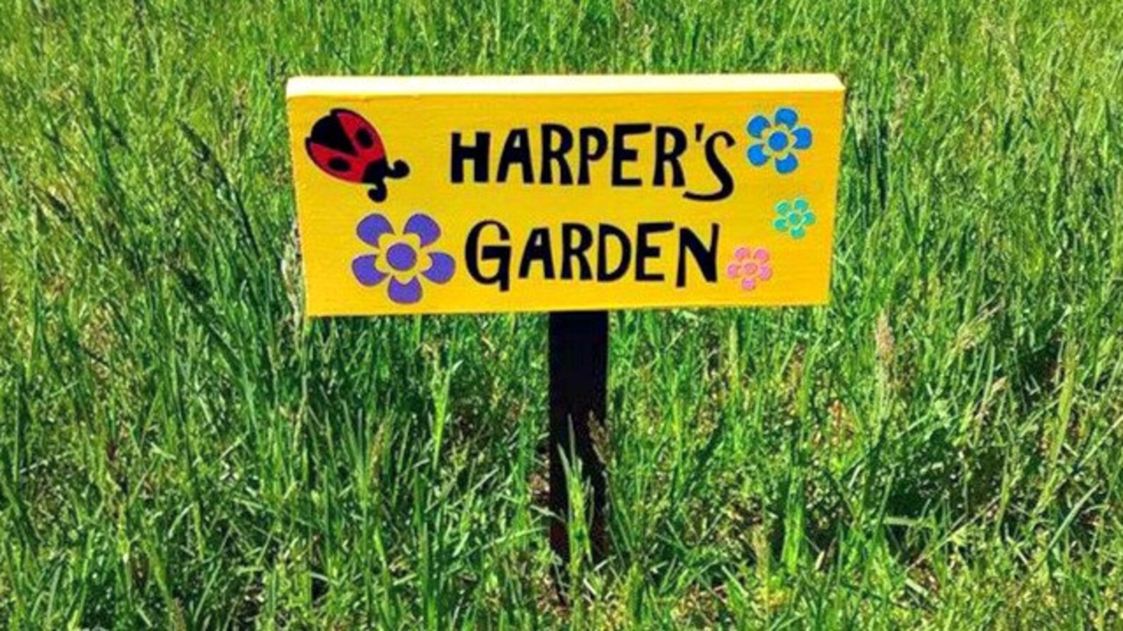 Custom Kids Garden Sign Custom Garden Sign Personalized - Etsy