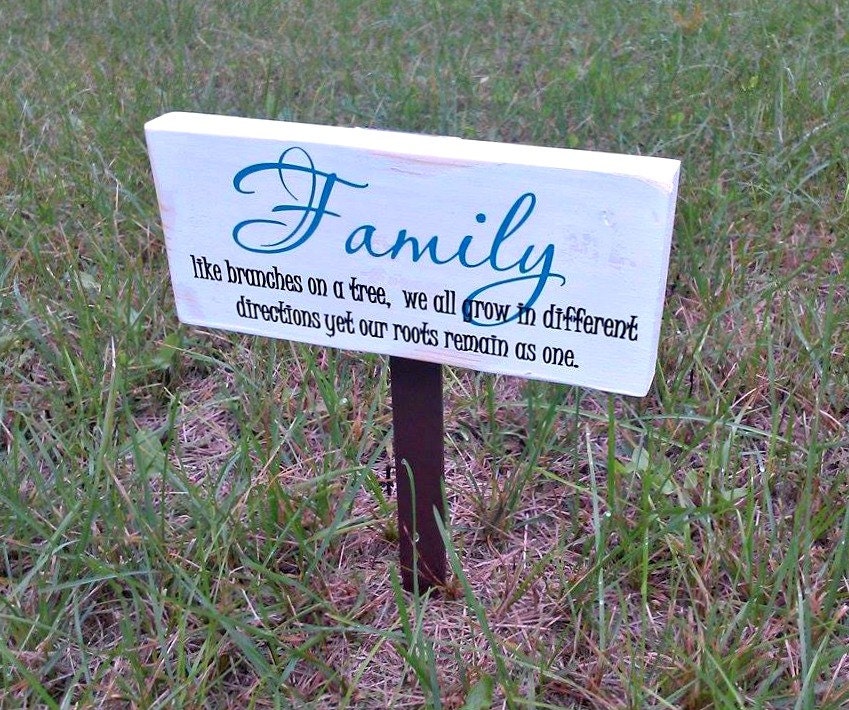 Distressed Sign Family Sign Outdoor Family Sign Outdoor Etsy