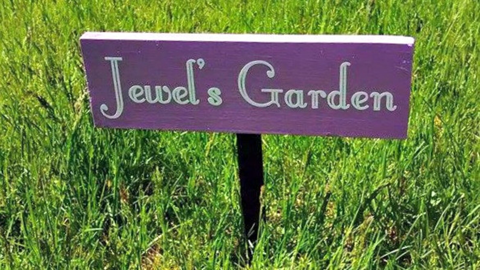 Custom Outdoor Sign Custom Garden Sign Custom Wood Sign Etsy