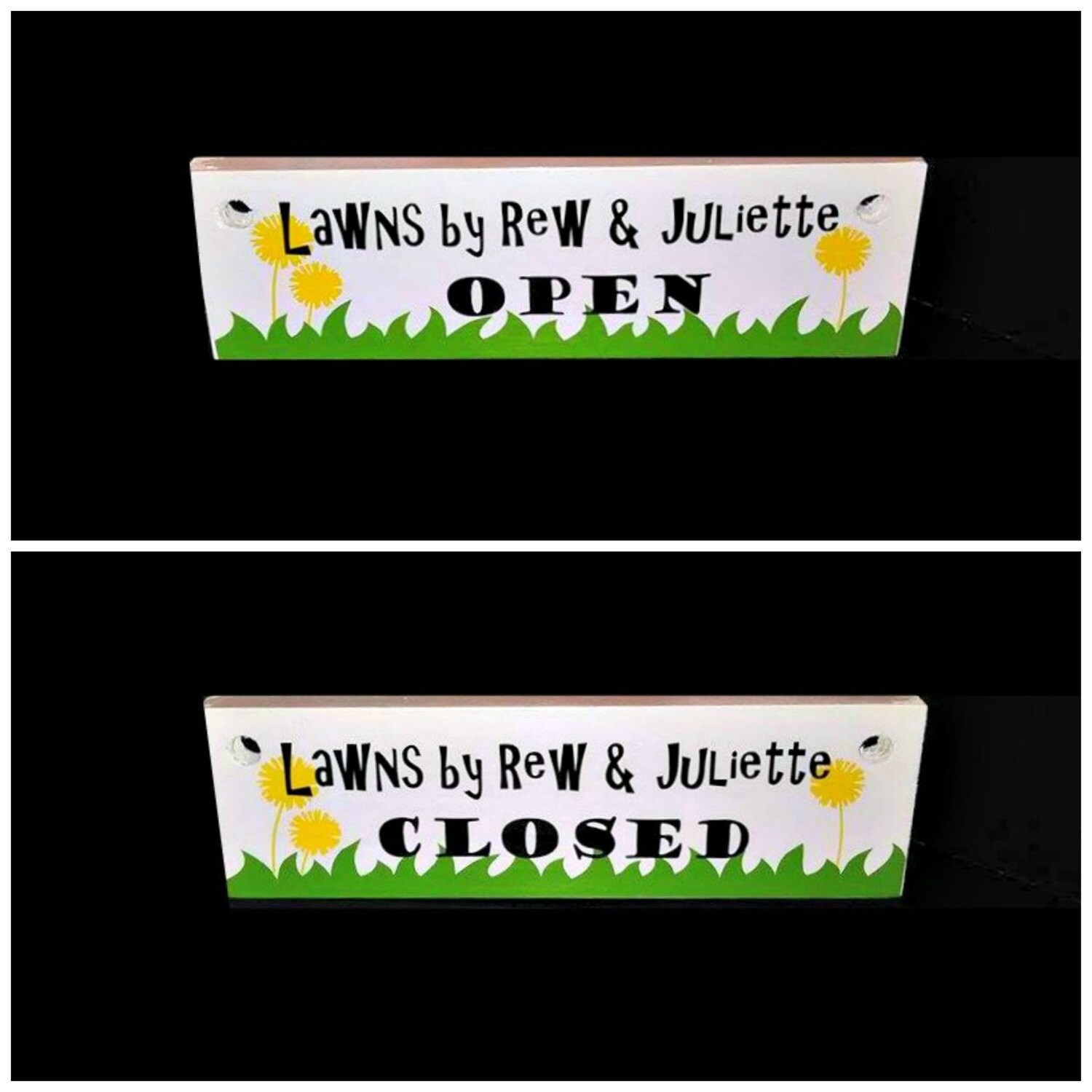 Hanging Outdoor Sign Open Sign Closed Sign Business Sign Etsy