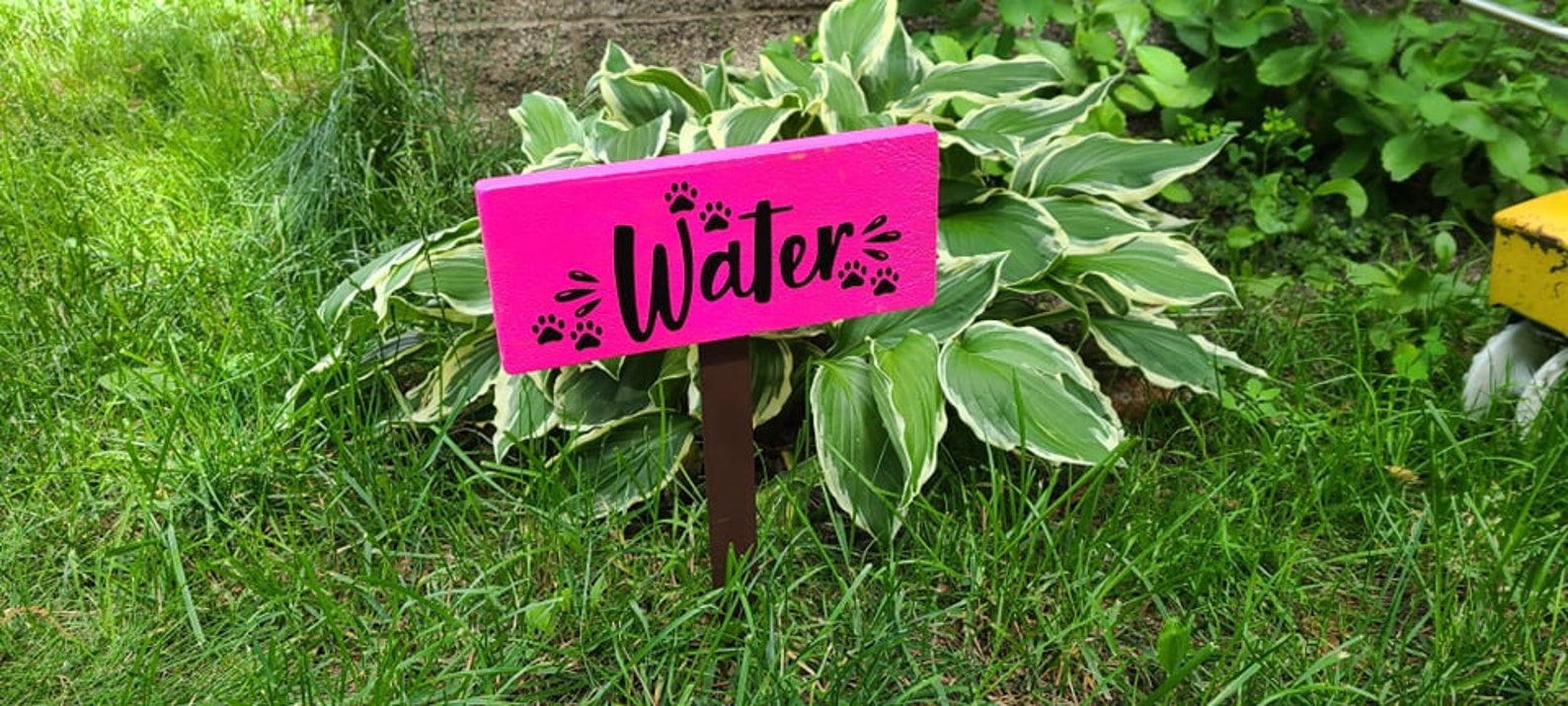 Dog Watering Station Dog Park Custom Dog Sign Outdoor Wood Etsy