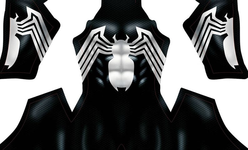 New Black Symbiote Venom 2 SpiderMan 3D Printing With