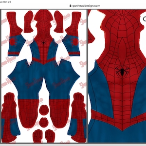 Patrón de traje clásico de Spider-Man para Insomniac, disfraz de cosplay para videojuego de PS4 imagen 1