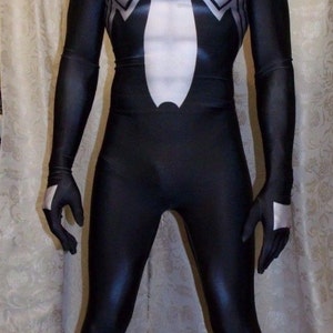 Crazy Franky (Custom) Black Symbiote Pattern Spider-Man 3D Printing With the Muscle Shading Costume