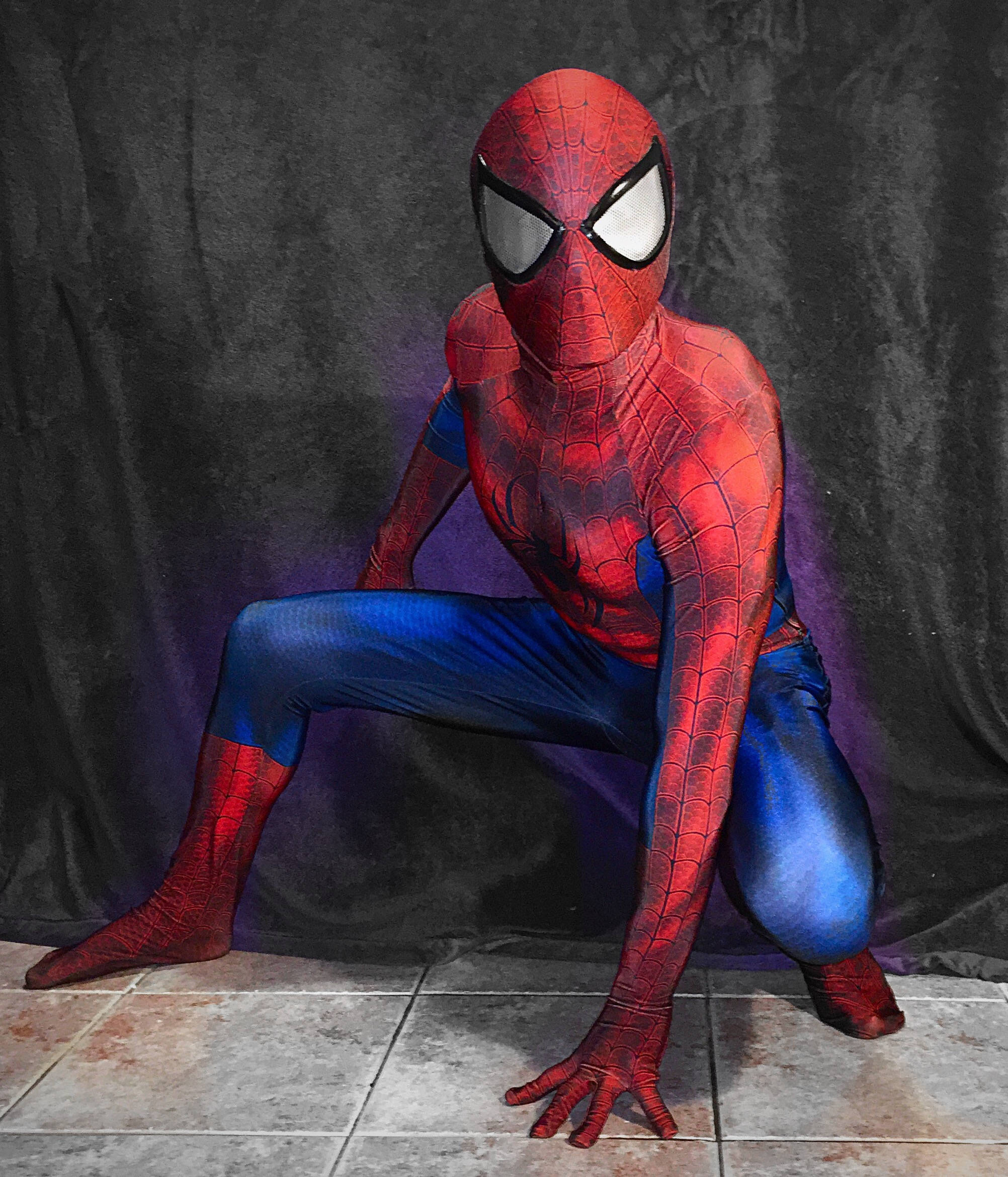 2018 spiderman costume halloween cosplay 3d printed suit
