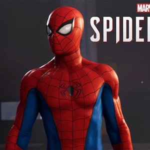 Patrón de traje clásico de Spider-Man para Insomniac, disfraz de cosplay para videojuego de PS4 imagen 4